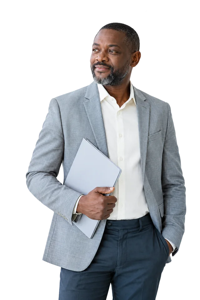 Photorealistic portrait of an entrepreneur