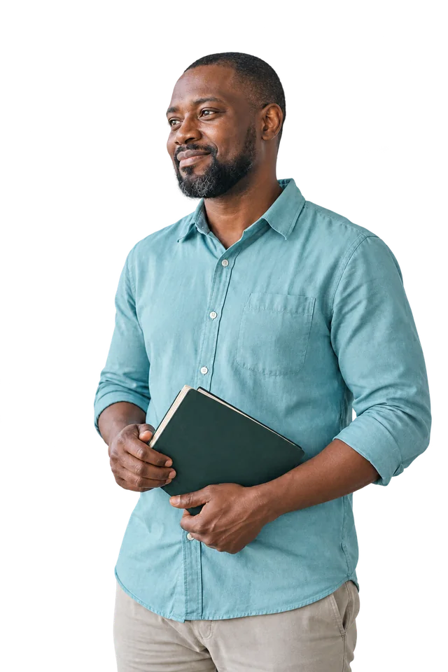Photorealistic portrait of a householder